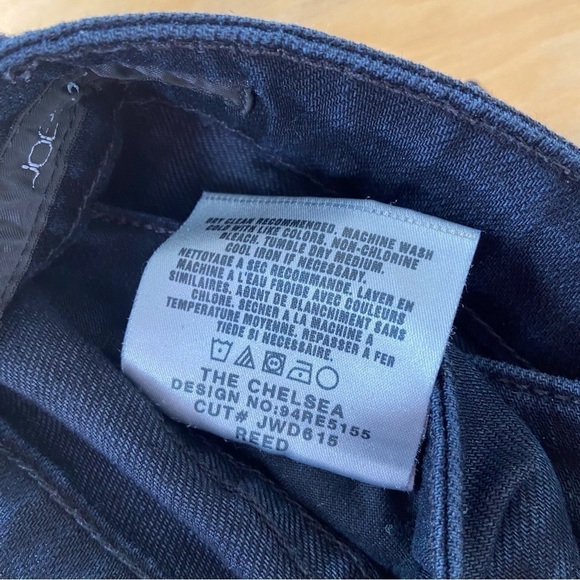 JOES jeans black low rise The Chelsea design skinny  size 24 low waist made USA - Picture 6 of 11